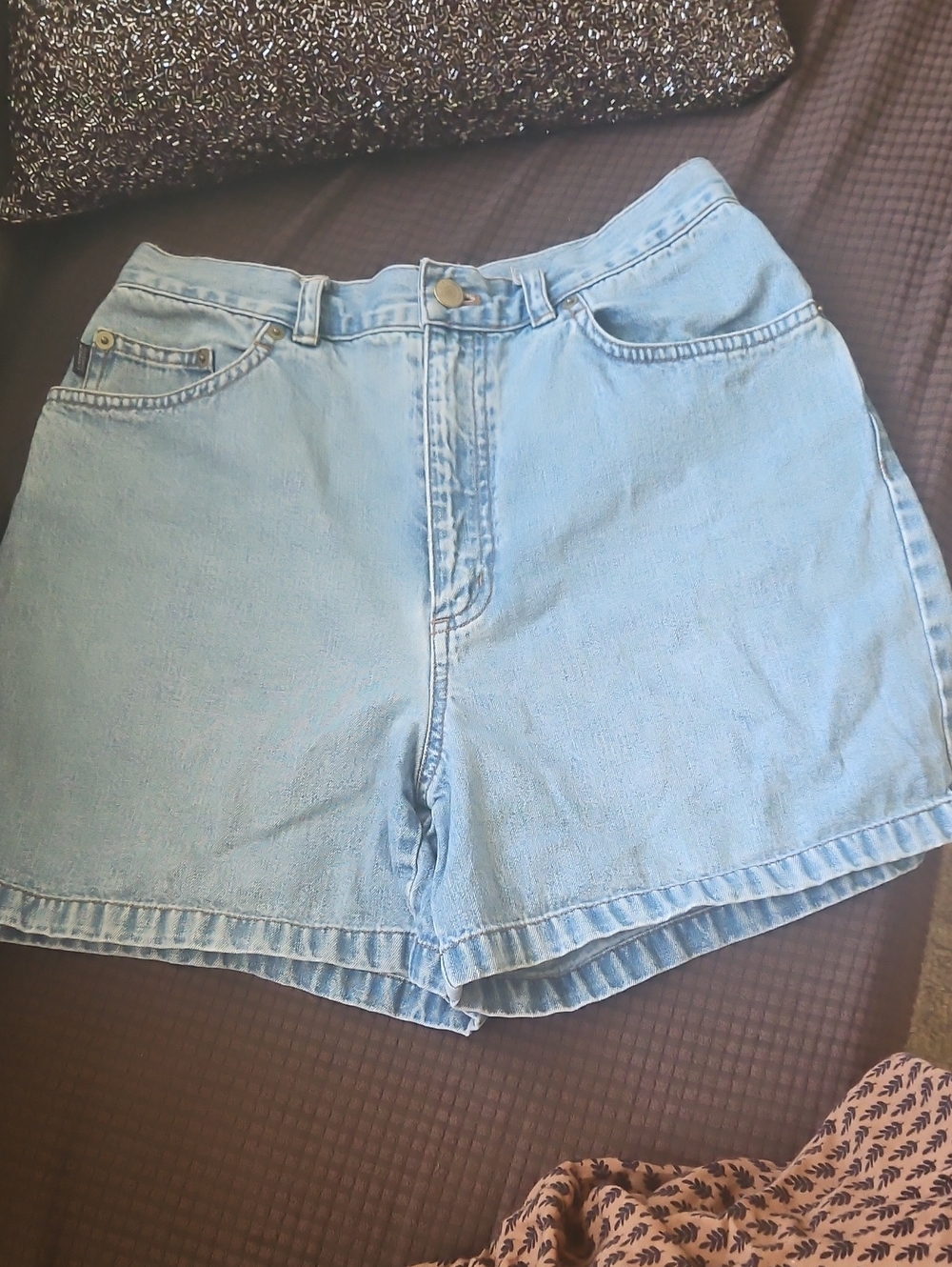 Ralph Lauren Light Blue High-Rise Denim Short Size 4